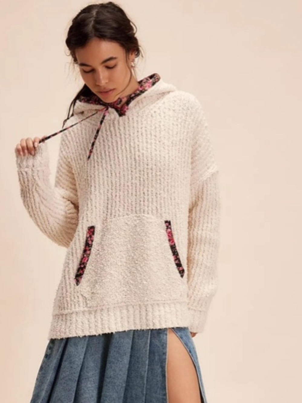 Free People Petals Hoodie SAMPLE